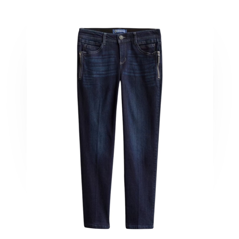 DEMOCRACY, April Side Zip Detail Skinny Jean, Size 6